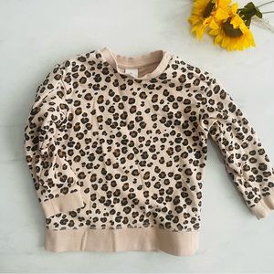 H&M kids leopard design Sweater size 2T